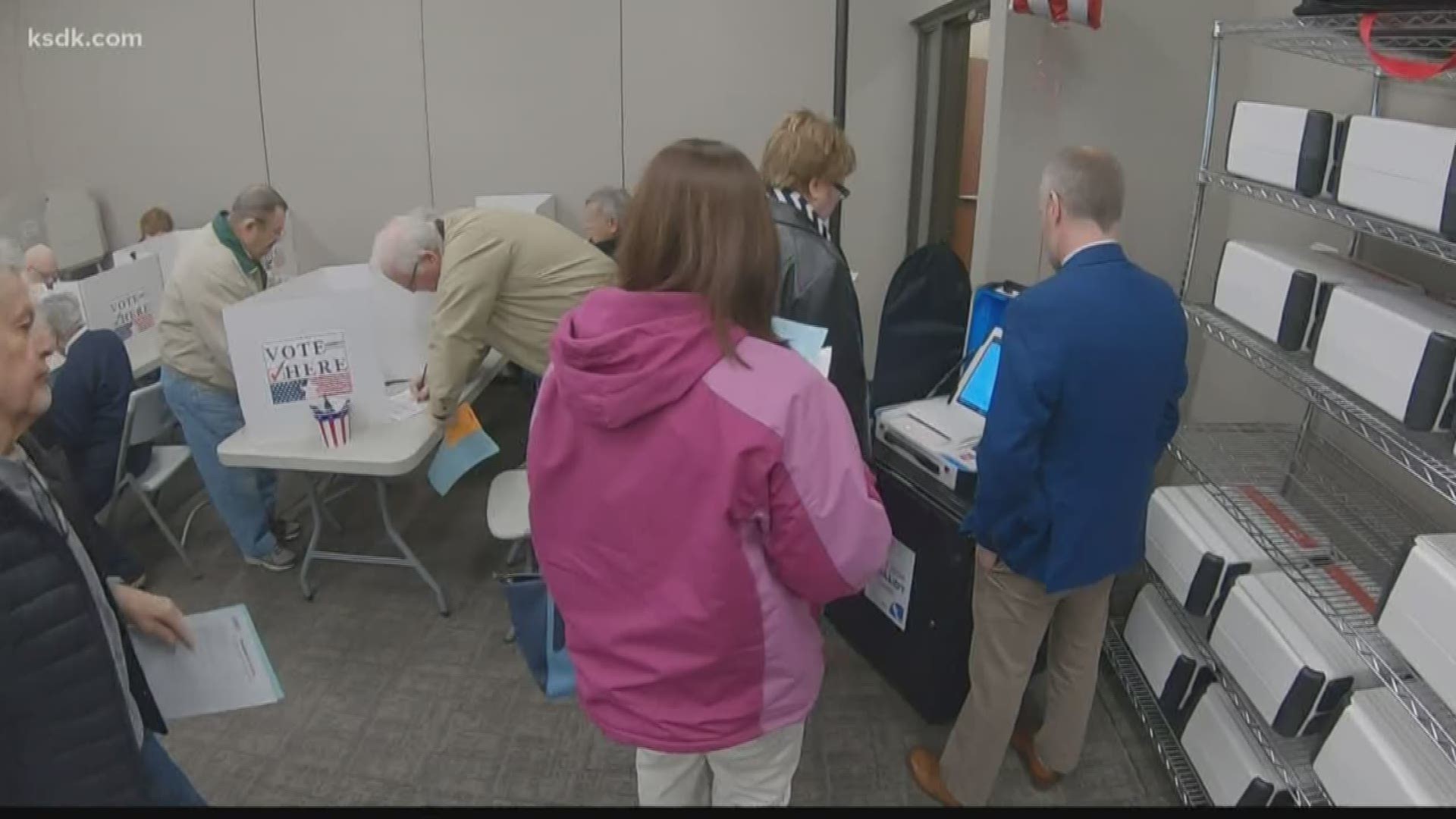 The county admits there could be some lines - especially in a presidential election - as each ballot is printed.