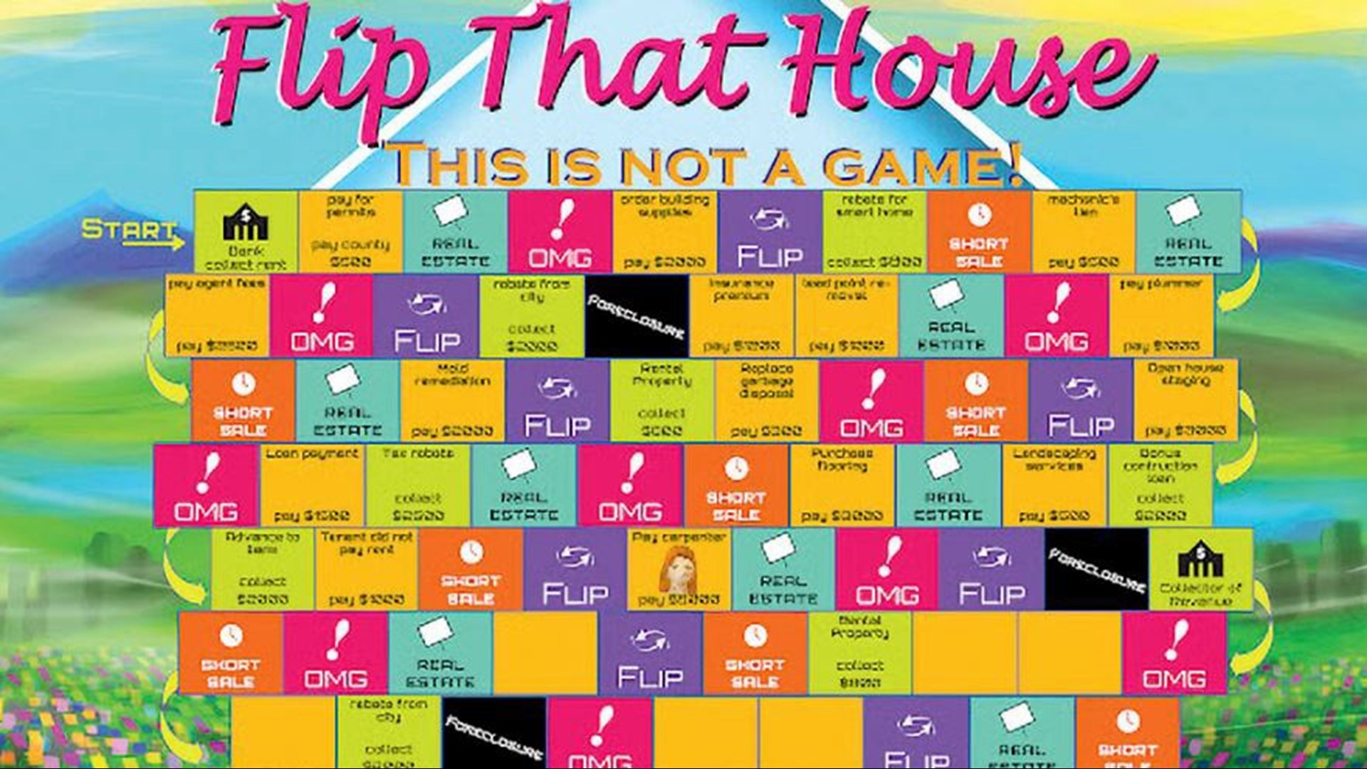 Real estate board game from Gwendolyn Taylor
