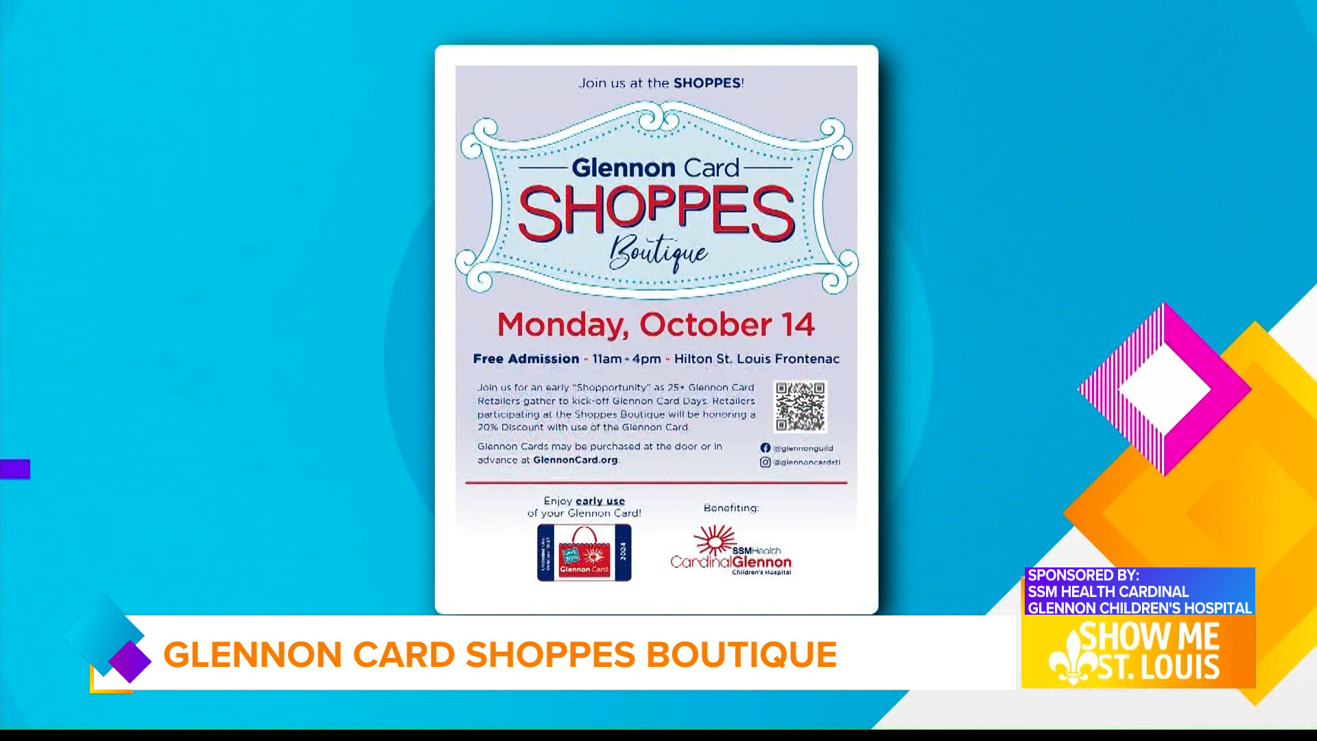 The Glennon Card is a unique shopping program that encourages the community to shop local and support local patients at Cardinal Glennon.