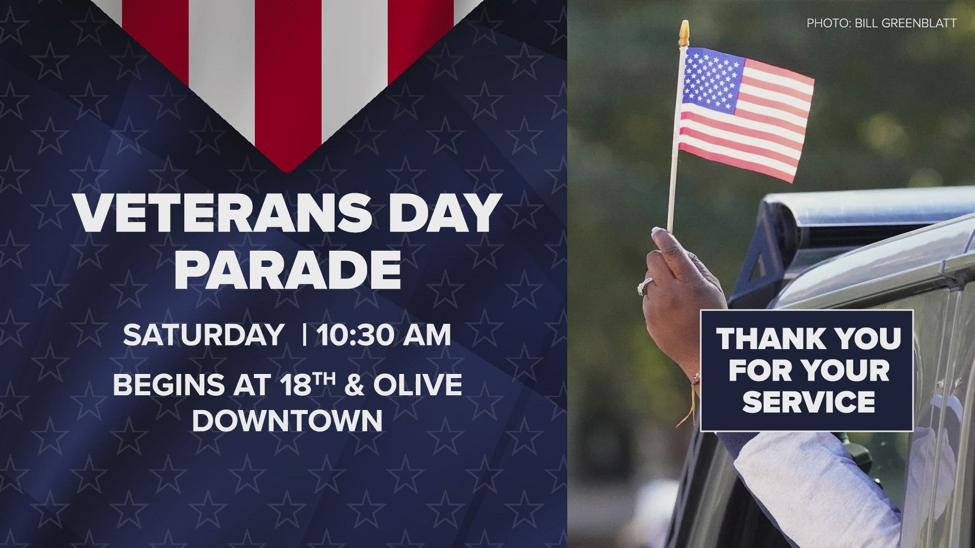 The 40th Annual Veterans Day Parade in downtown St. Louis begins at 10:30 a.m. Saturday. The 5 On Your Side live bus will be rolling along the route.