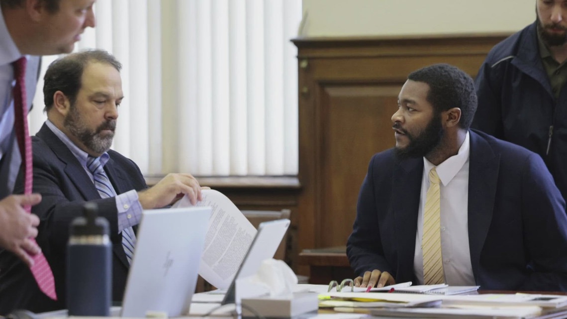 Day 3 of Sheriff Montgomery's quo warranto trial: gas station confrontation, finances and a KSDK interview played in court