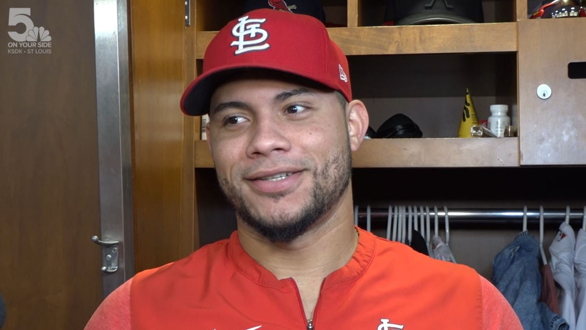 Willson Contreras talks about teammate Adam Wainwright's final weekend with the Cardinals. He talks about the impact he had on him and the team.