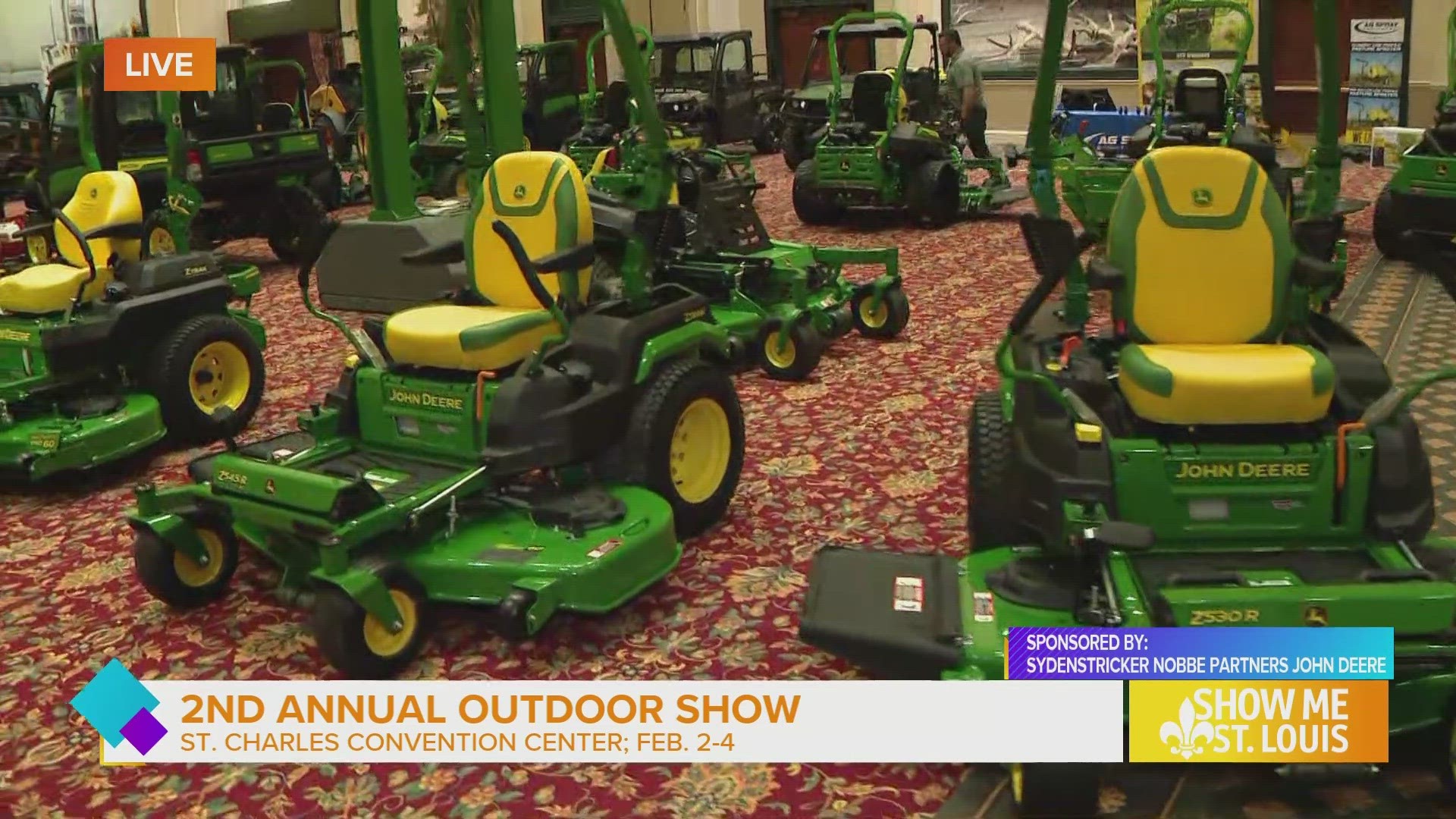 SNPartners is putting on the show to let consumers try getting in the yellow seat of all types of John Deere equipment.