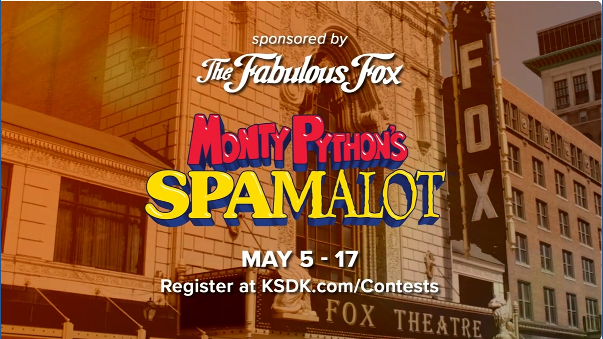 Monty Python Fox Sponsored: Enter for your chance to win opening-night tickets to