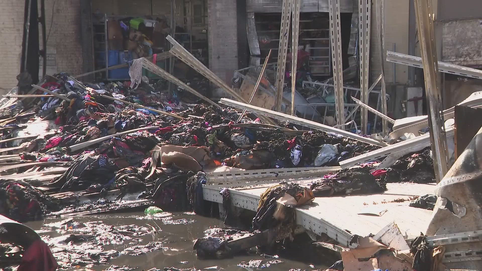 Fire at Metro East thrift store destroys donations. Storage trailers behind a Metro East thrift store caught on fire Tuesday morning, destroying donation items.