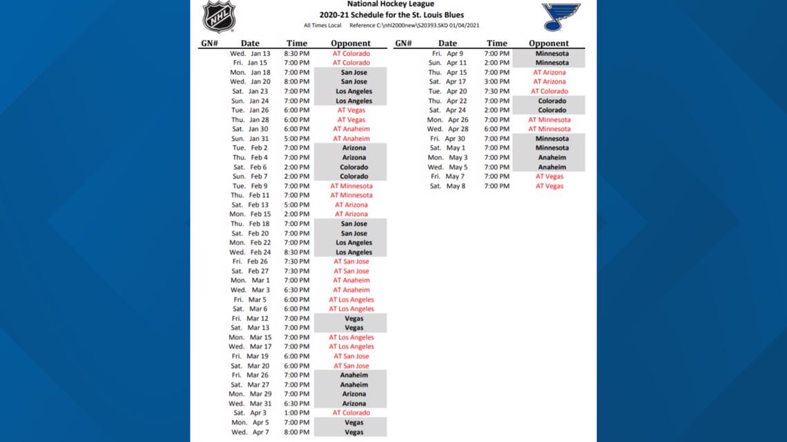 NHL Schedule and Ticket Info