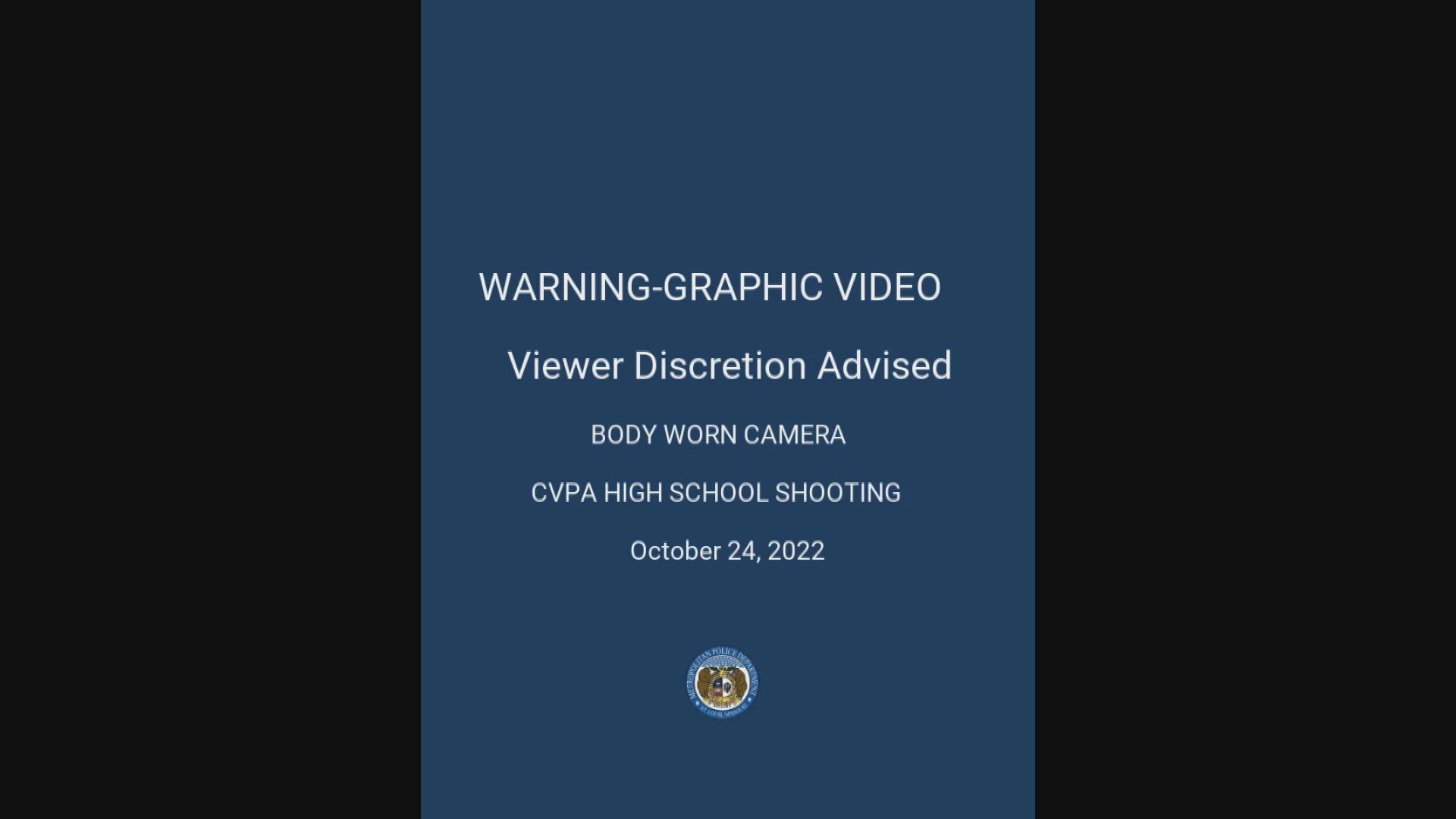 The 2-minute-48-second video shows officers climbing three flights of stairs, coordinating outside the library and entering the room to confront the shooter.