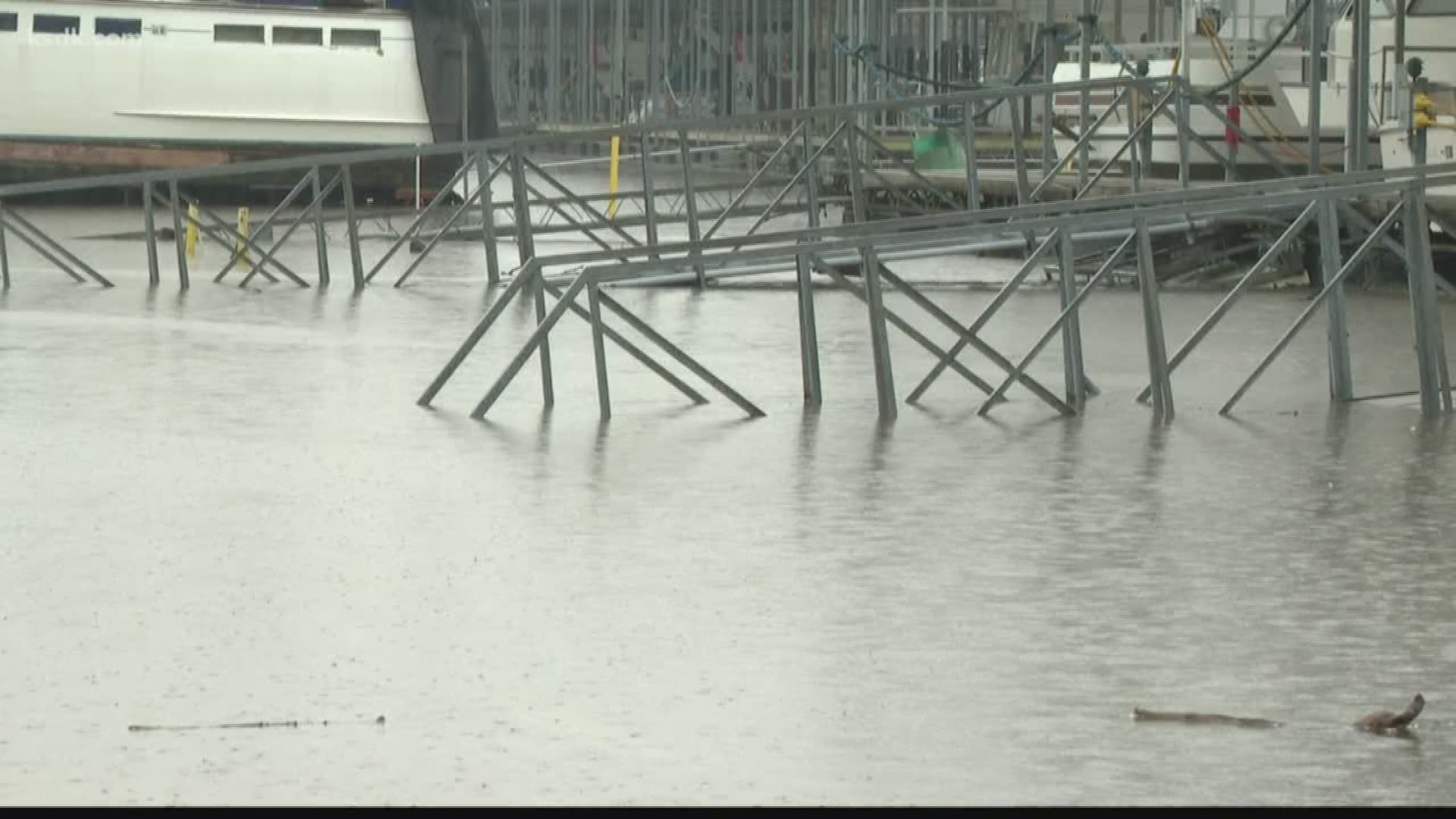 The family that runs Woodland Marina decided to go without flood insurance this year.