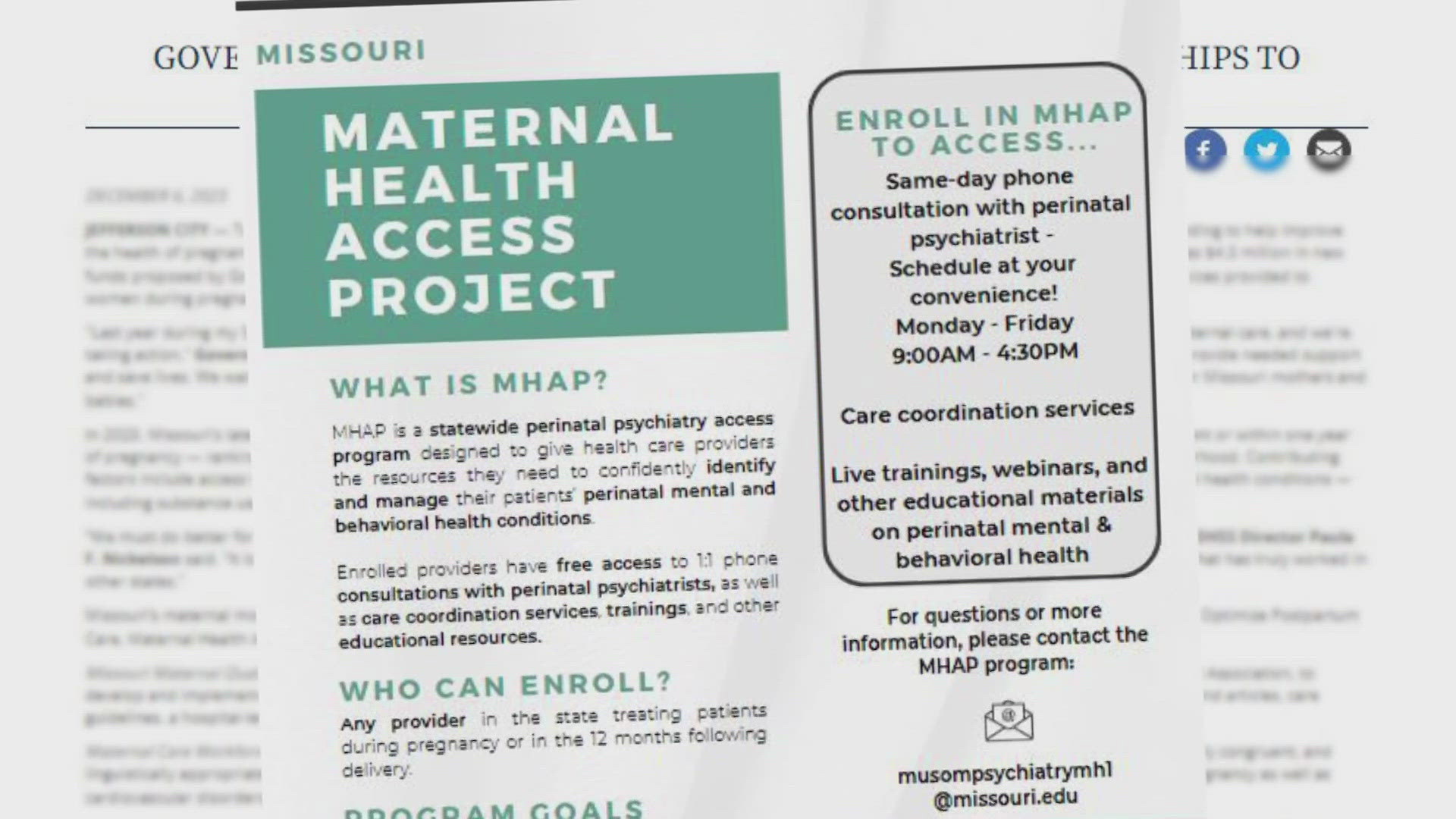 In Dec. 2023, Gov. Parson pledged $4.3 million to fund improve maternal health. We wanted to know where the money's gone.