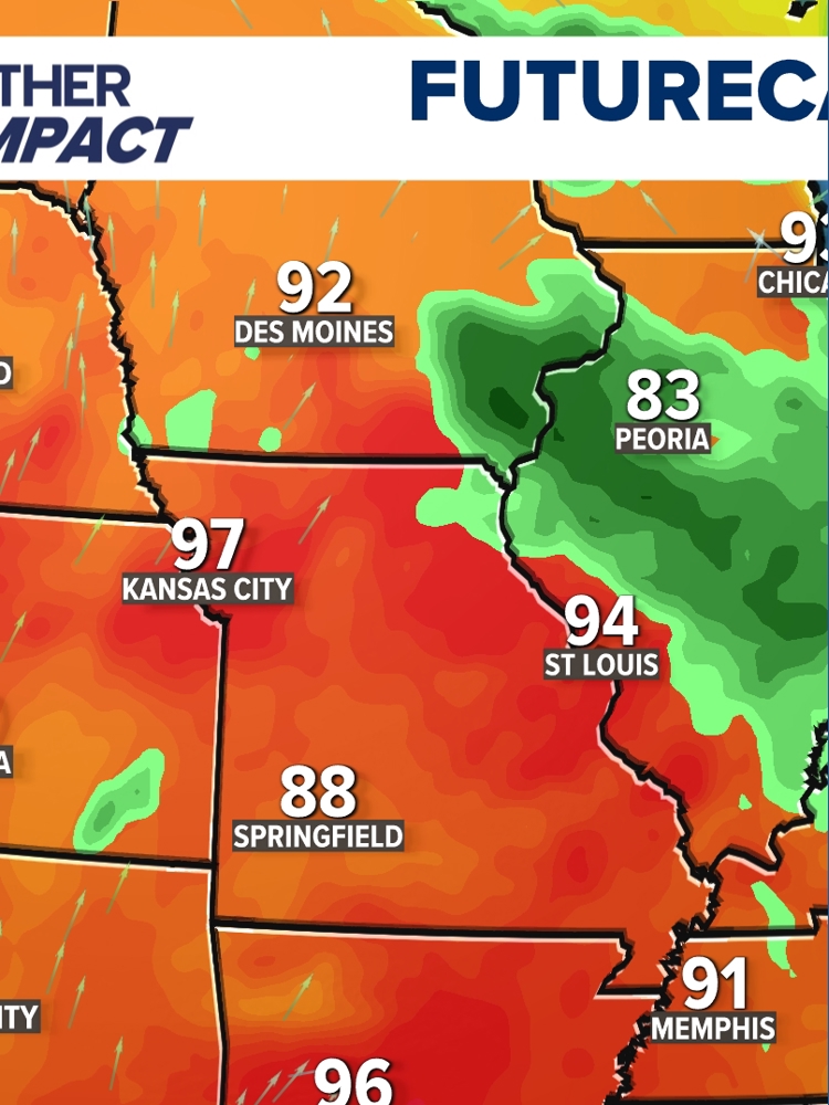 St. Louis July 4 forecast | Heat builds throughout the region | ksdk.com