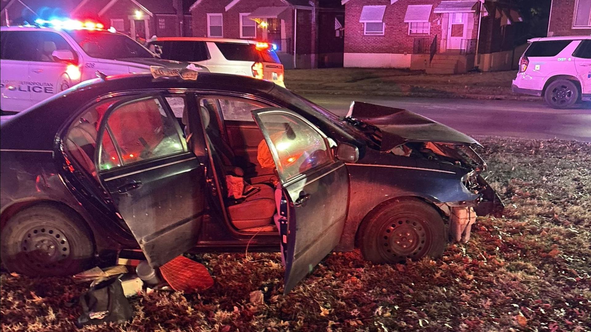 St. Louis pursuit ends in crash after delivery driver carjacked; 2 in ...