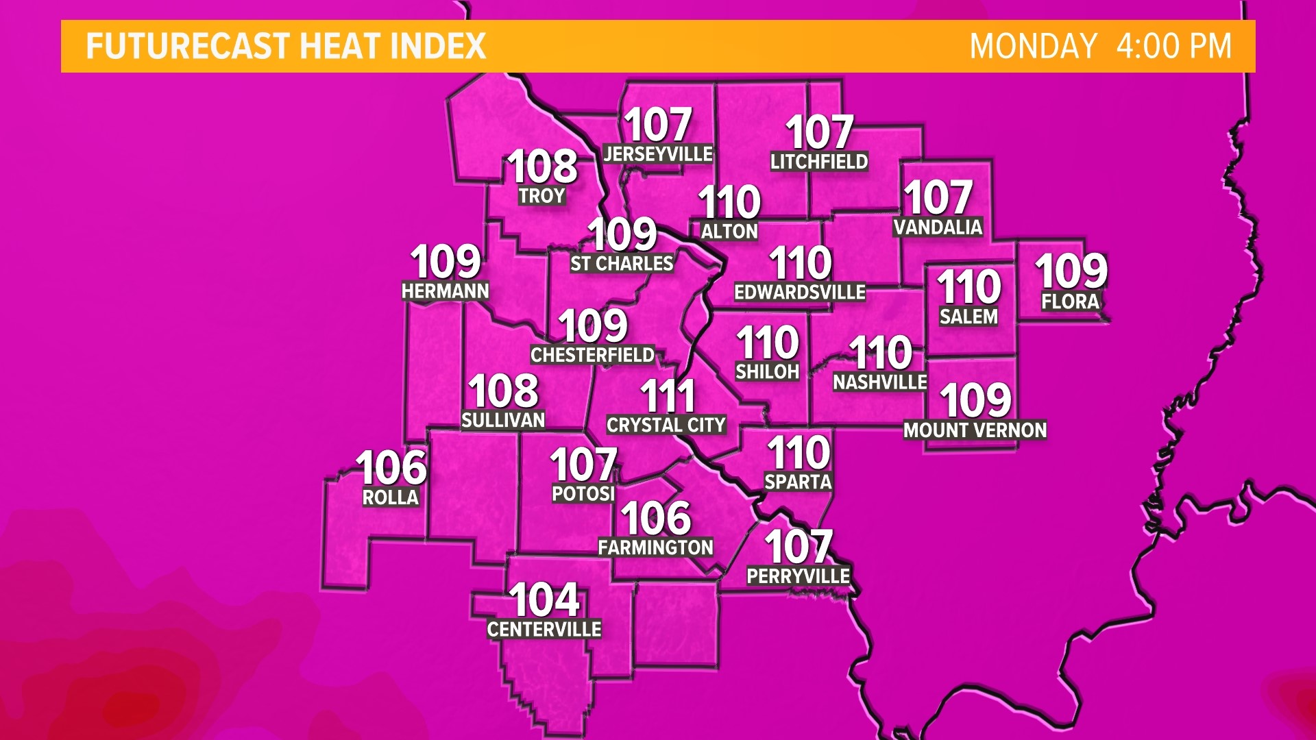 Dangerous heat and humidity in St. Louis next week | ksdk.com