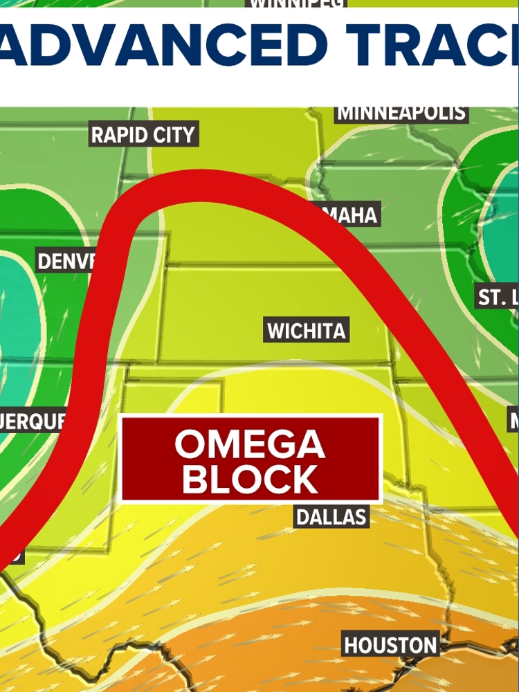 Pattern Blocks Stl How an 'Omega Block' brings cool weather, rain chances to St. Louis ...
