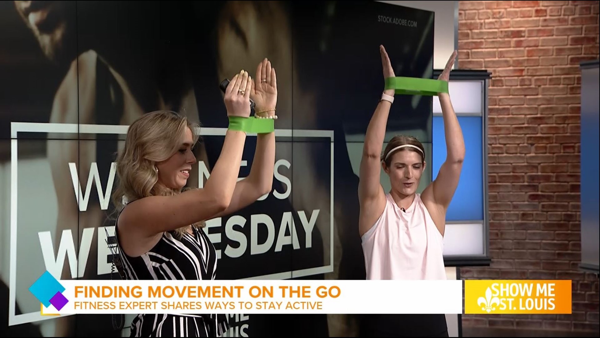 Stephanie explains how the bands can be used in the gym, at home, or on the go.