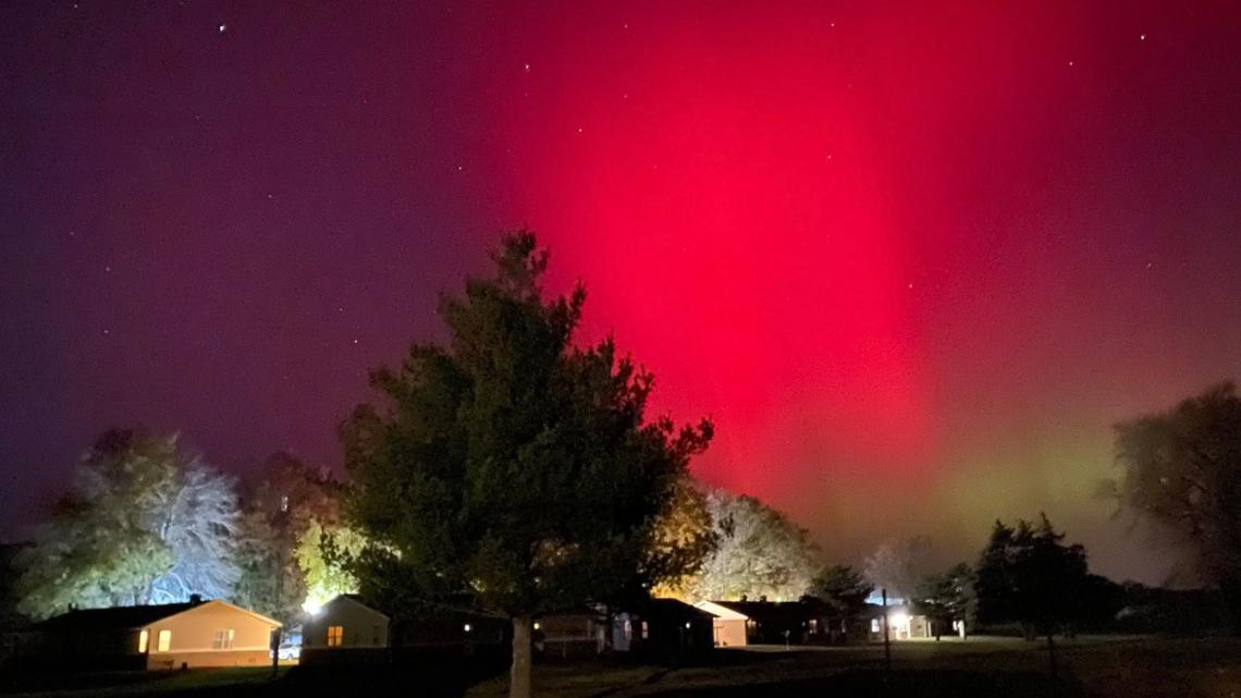 Northern lights could be visible in Missouri and Illinois Monday night