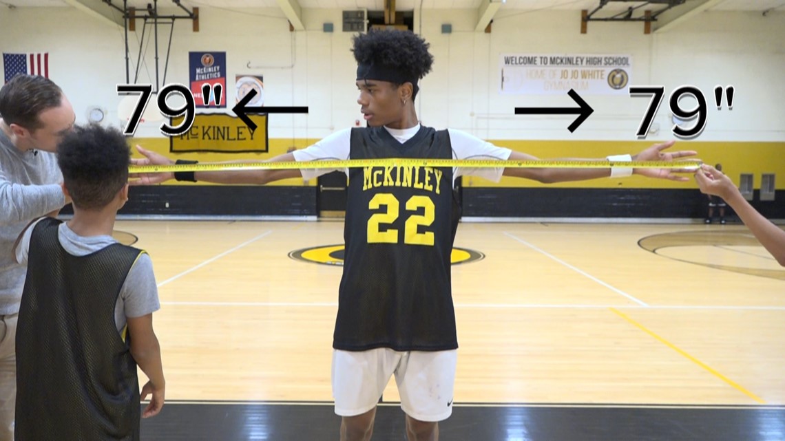 This small forward's large wingspan equals an insane amount of blocks