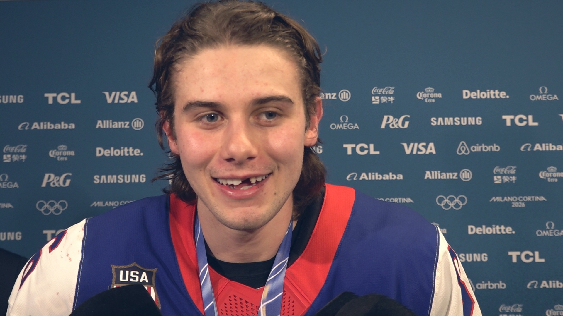 'We got great dentists!' | Jack Hughes on Team USA winning gold in men's hockey