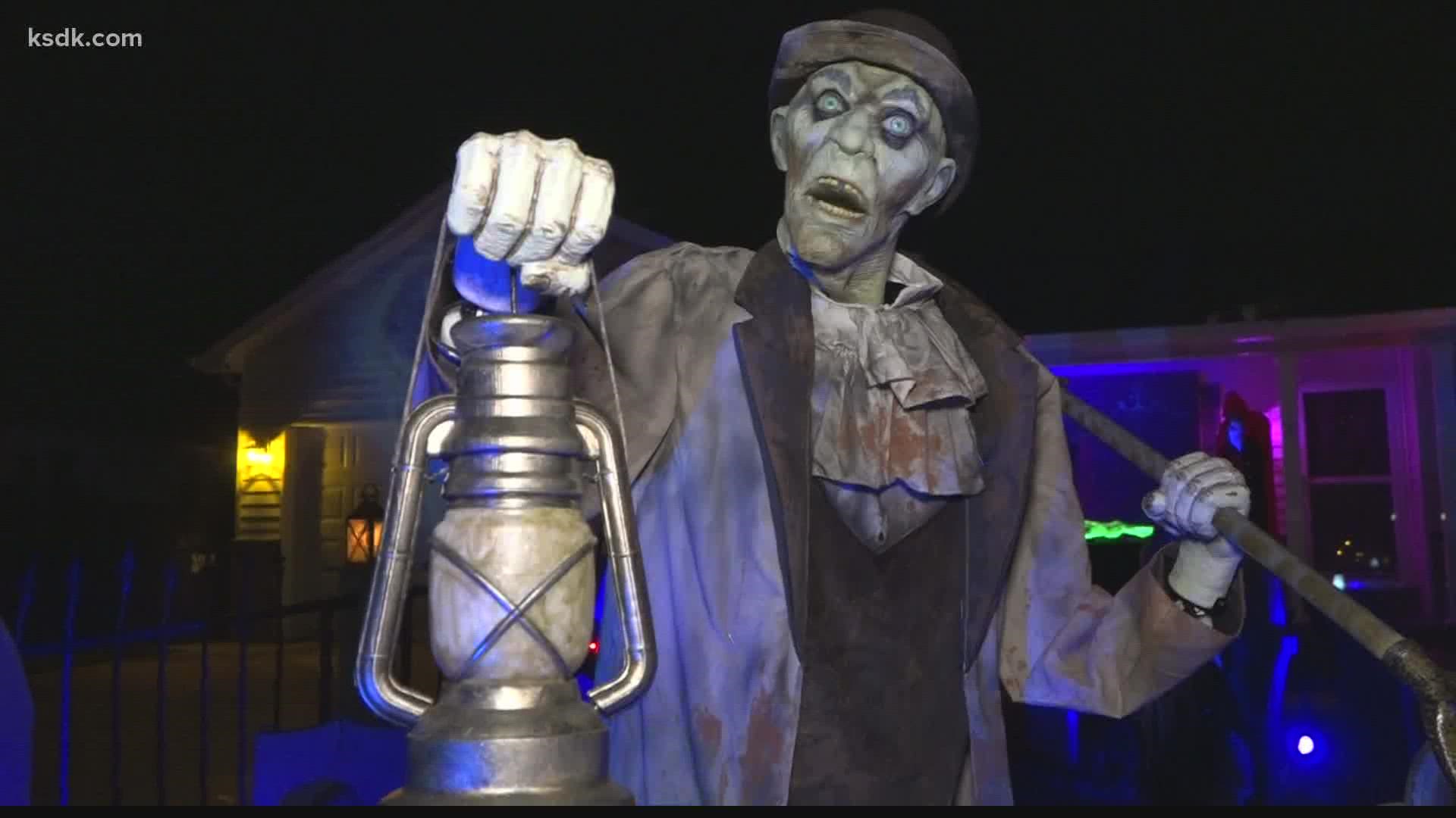 It's easily one of the spookiest places in St. Louis... welcome to "Halloween Town."