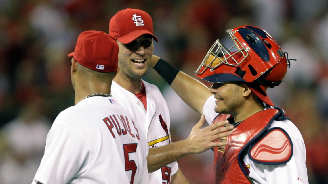 MLB on X: Yadi is showing off with his special Roberto Clemente