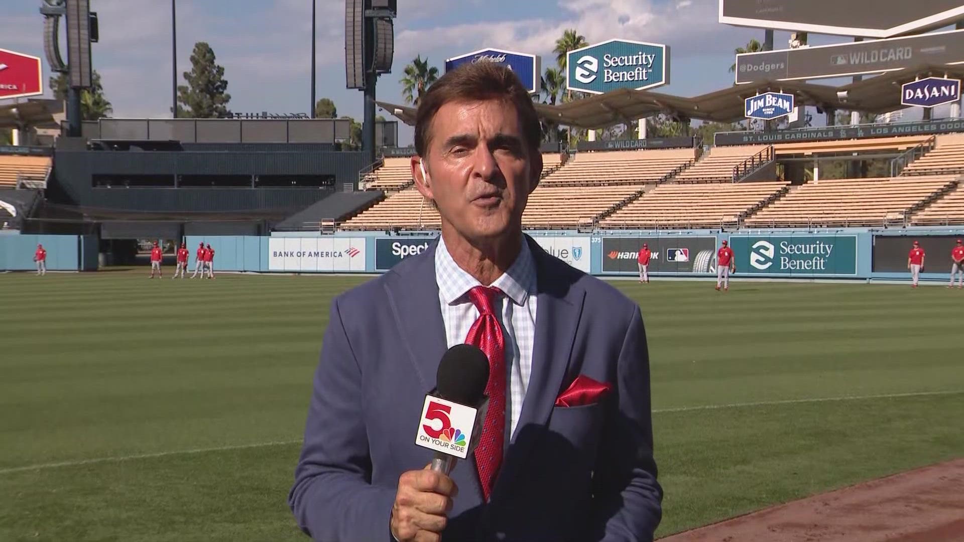 Sports director Frank Cusumano is in Los Angeles ahead of the National League Wild Card Game. Here's his latest report on the Cardinals.