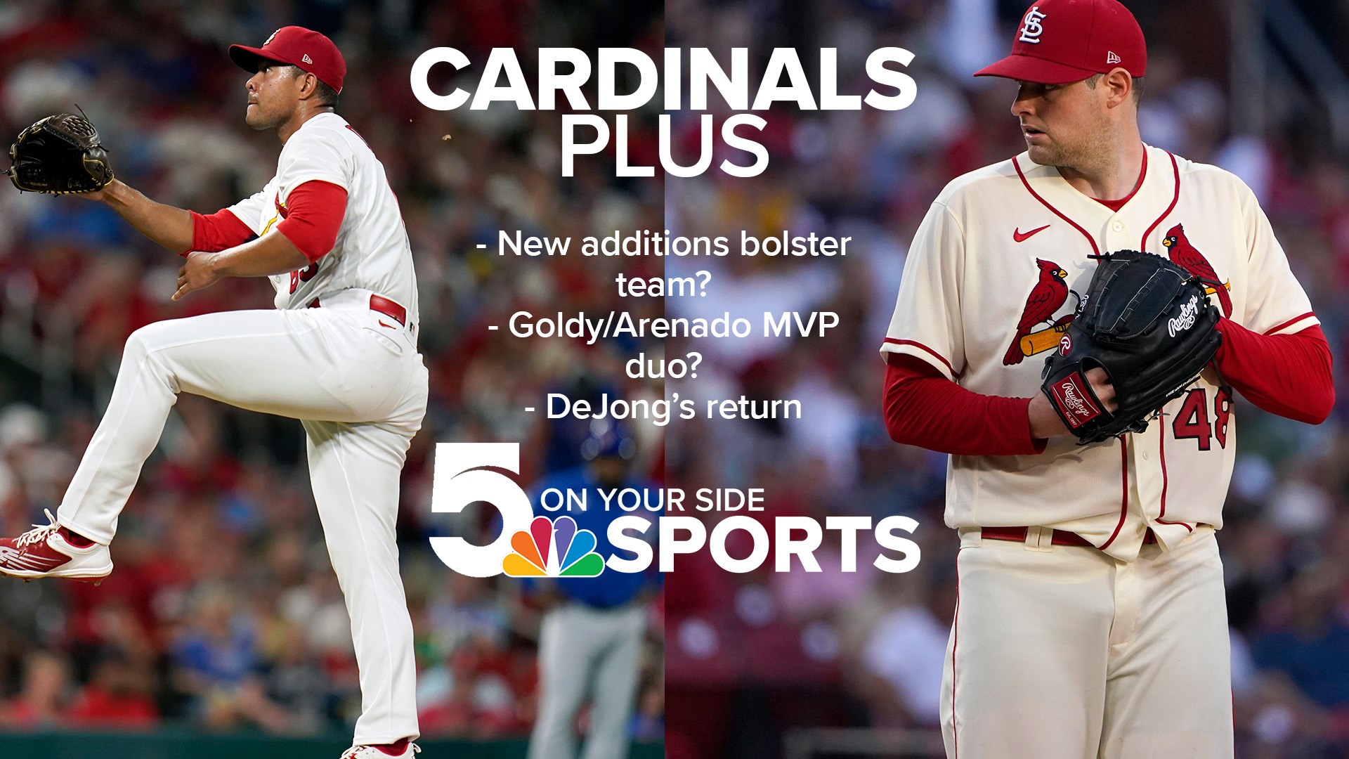 The Cardinals' new arms are off to a good start, Arenado and Goldschmidt are sizzling and DeJong is back in the fold. We talk it over on this episode of Cards Plus.
