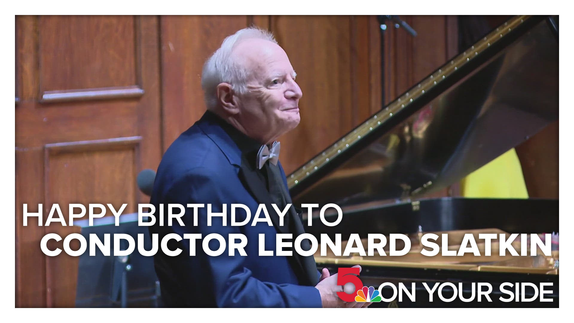 Hundreds gathered Monday night for one of the biggest classical music concerts of the year. They also celebrated the birthday of a legendary St. Louis conductor.