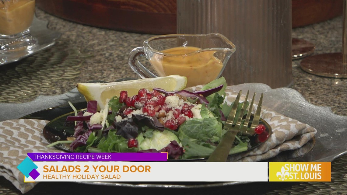 Thanksgiving Recipe Week Salads 2 Your Door's Pomegranate Pear Salad