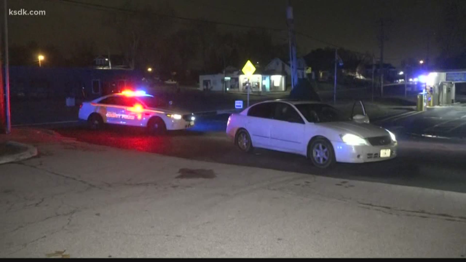 The shooting happened at around 1 a.m. near Hanley and St. Charles Rock Road.