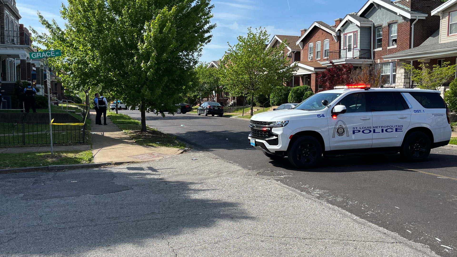 A teenage boy was shot and injured in south St. Louis Monday afternoon, police said. He was reportedly conscious and breathing.
