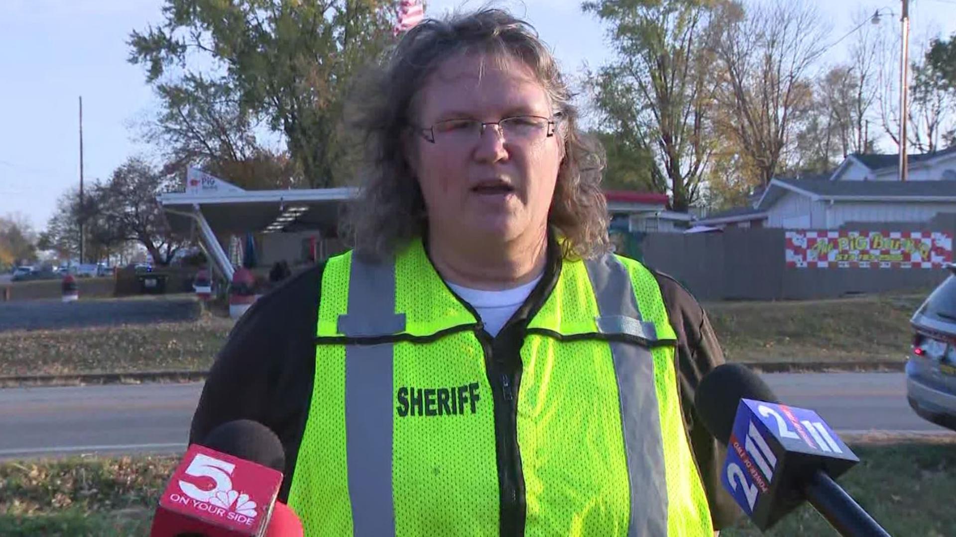 Madison County Sheriff Katy McCutcheon said the call first came in at 1:37 and the fire had been mostly contained as of Wednesday evening.