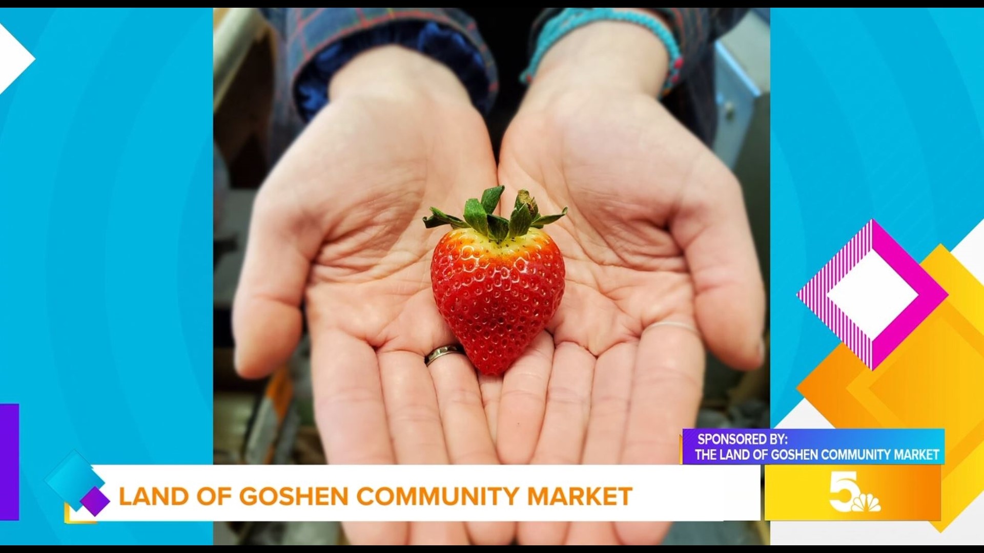 The Land of Goshen Community Farmer's market is one of the biggest in the region.