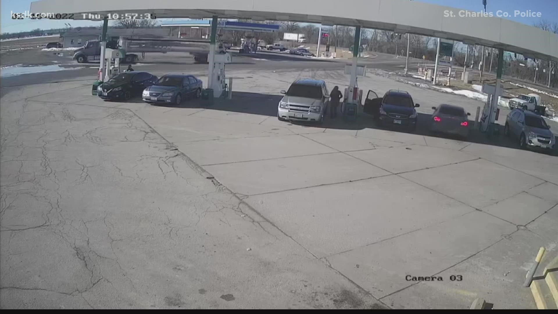 Over the last week, a woman's car was stolen at a gas station and at least three people attempted to steal cars from a Dardenne Prairie neighborhood.