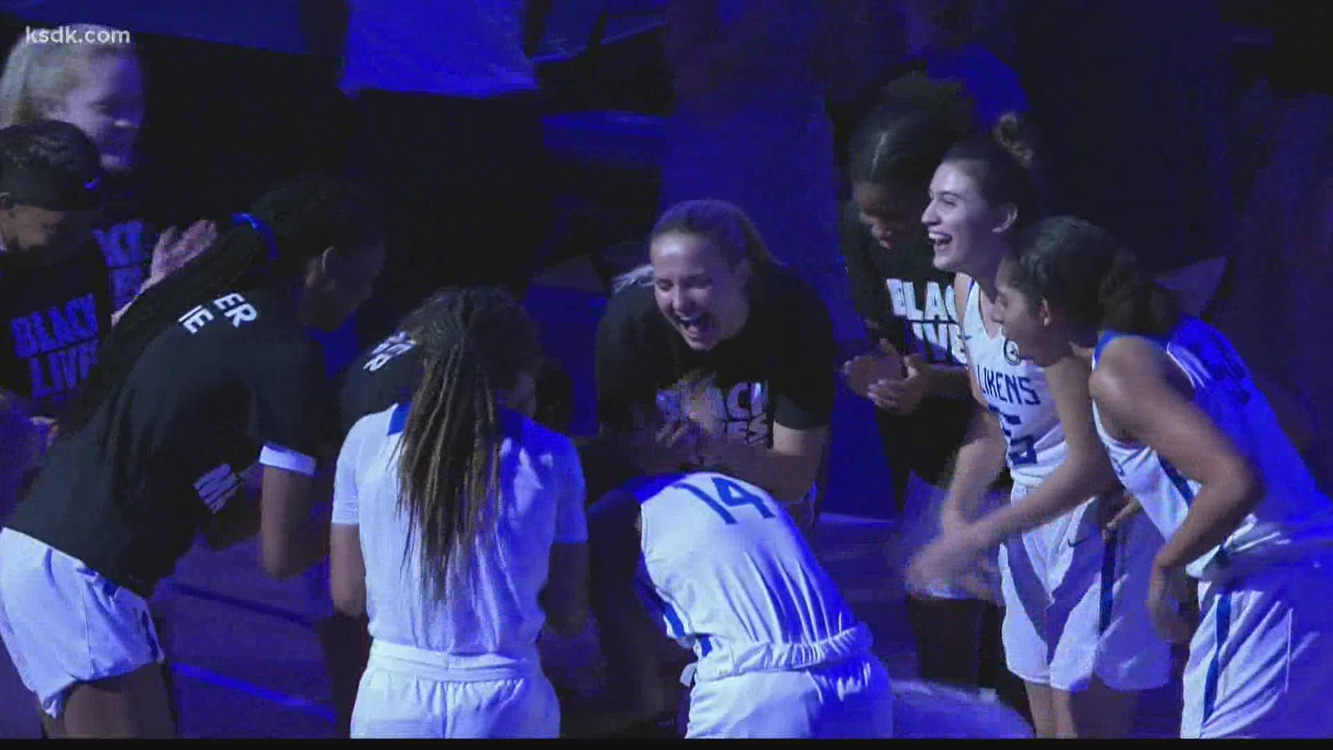 The Lady Billikens saw their season get shut down multiple times, and still persevered.