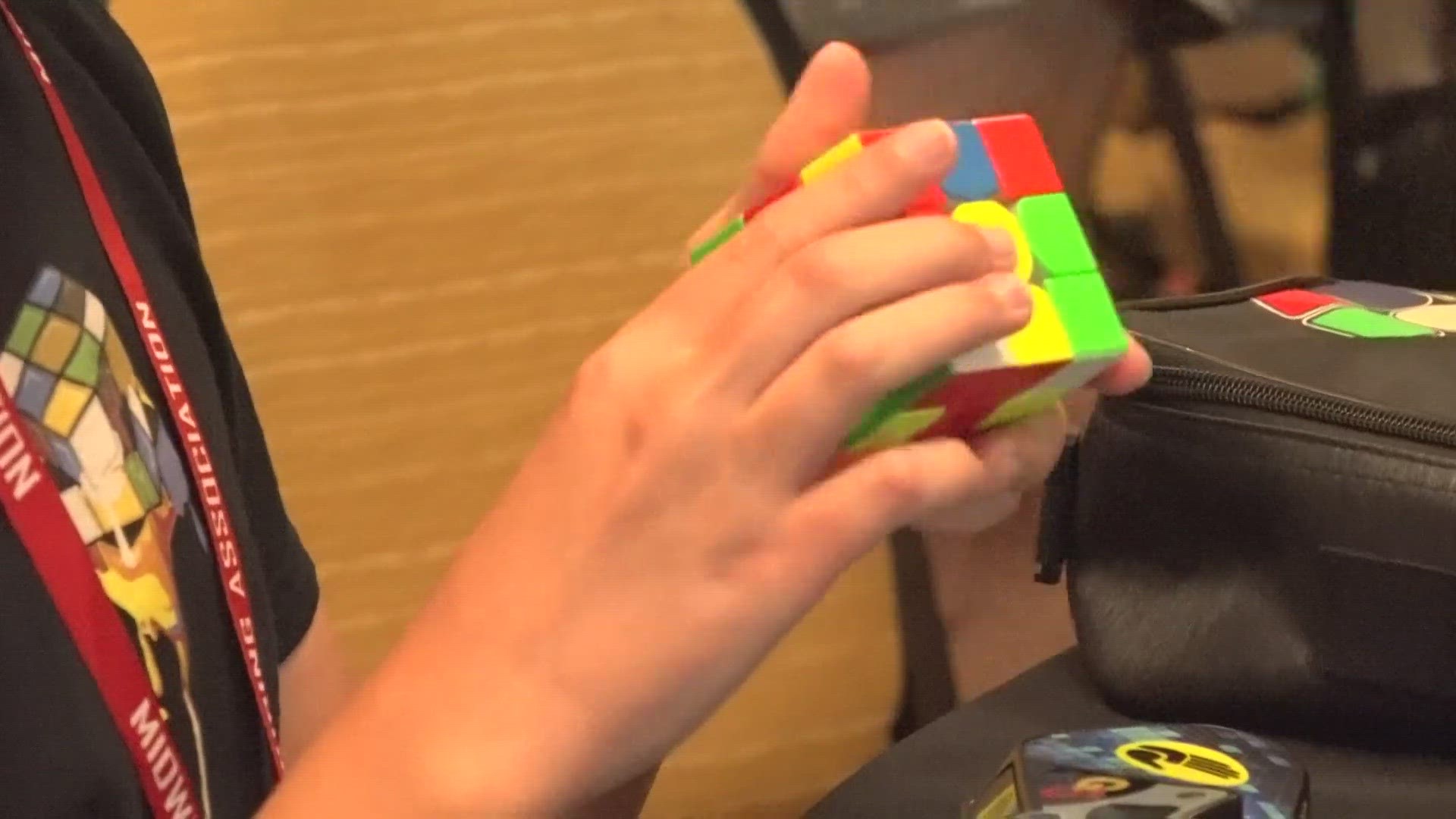 About 165 kids from a dozen states traveled to Independence, Missouri for the Cubing USA Heartland Championship. A world record was broken at the event.