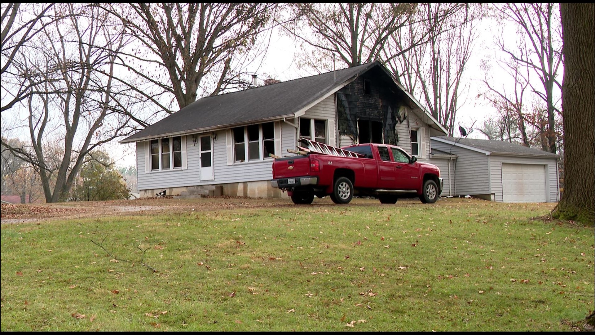 Firefighters received a call for a house fire on Kessler Road at about 7 a.m. One person died in the fire.