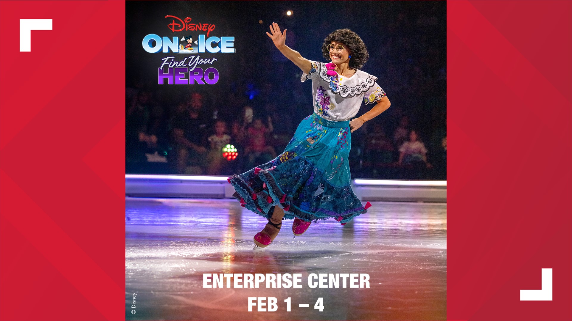 Win tickets to Disney On Ice coming to the Enterprise Center Feb. 1-4th.