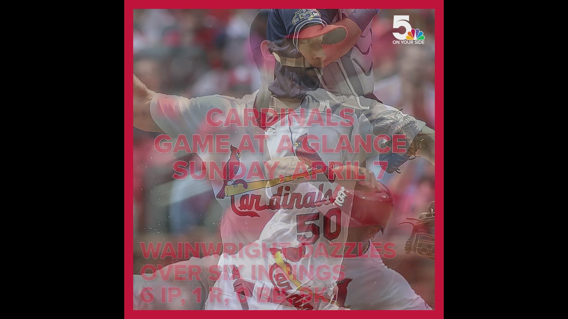 Adam Wainwright turned back the clock and the Cardinals got their first win at home.