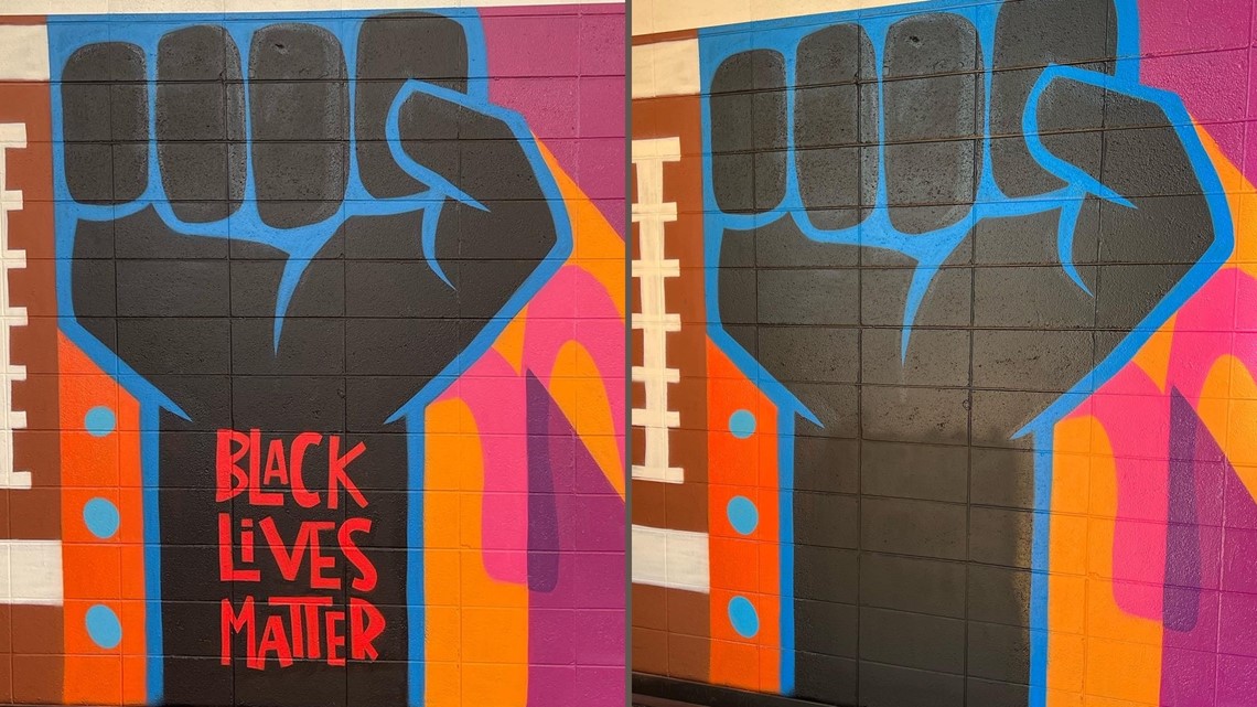 Mural censored at Cahokia High School | ksdk.com