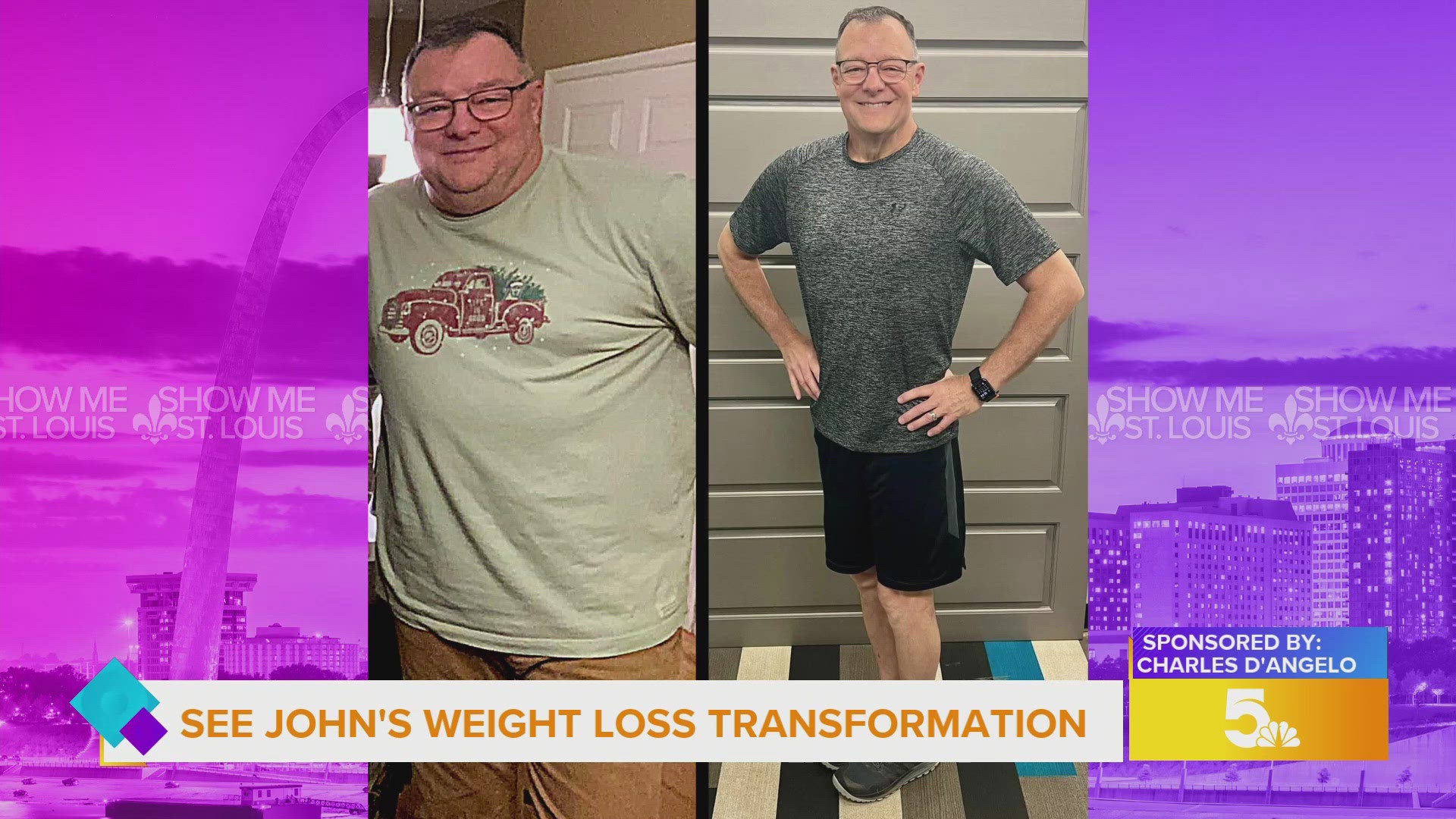 John has been working with Charles D'Angelo since January to make this year his healthiest year yet. See his transformation as he joins us live in our studio.
