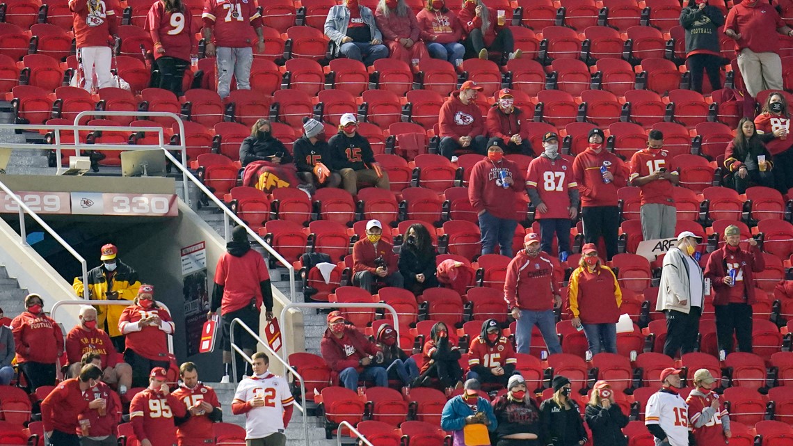 10 in quarantine after fan at Chiefs game tests positive for Covid-19