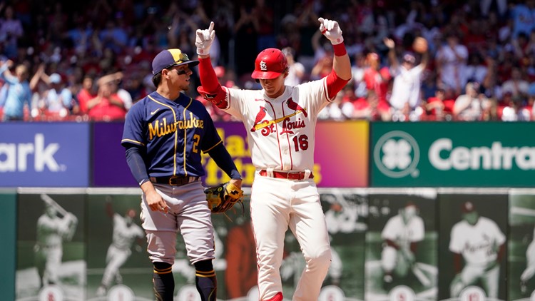 Gorman homers, drives in 4, in Cardinals 8-3 win over Brewers