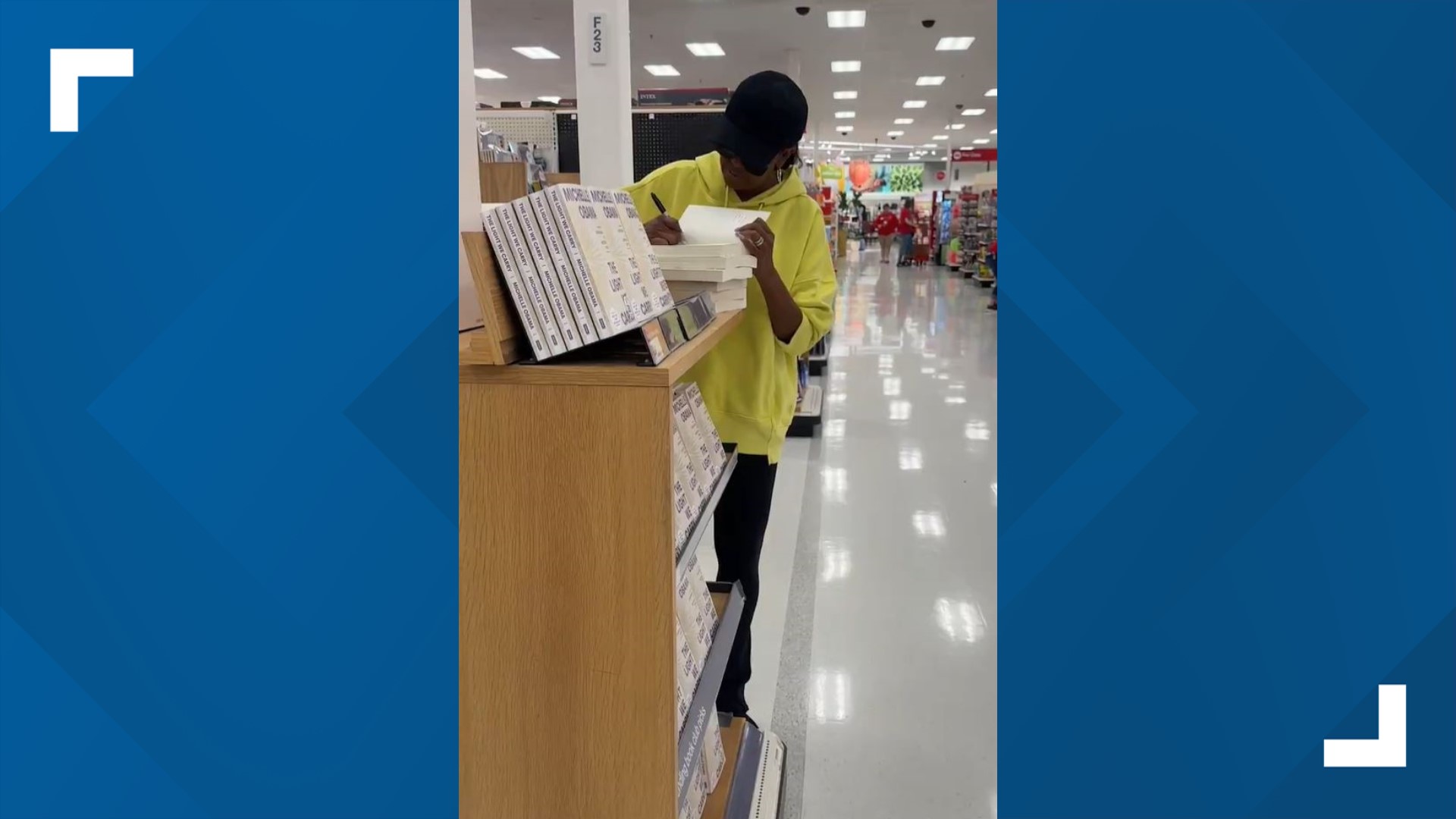 Former First Lady Michelle Obama made a secret stop at a St. Louis area Target. She signed six of her books for a few lucky shoppers.