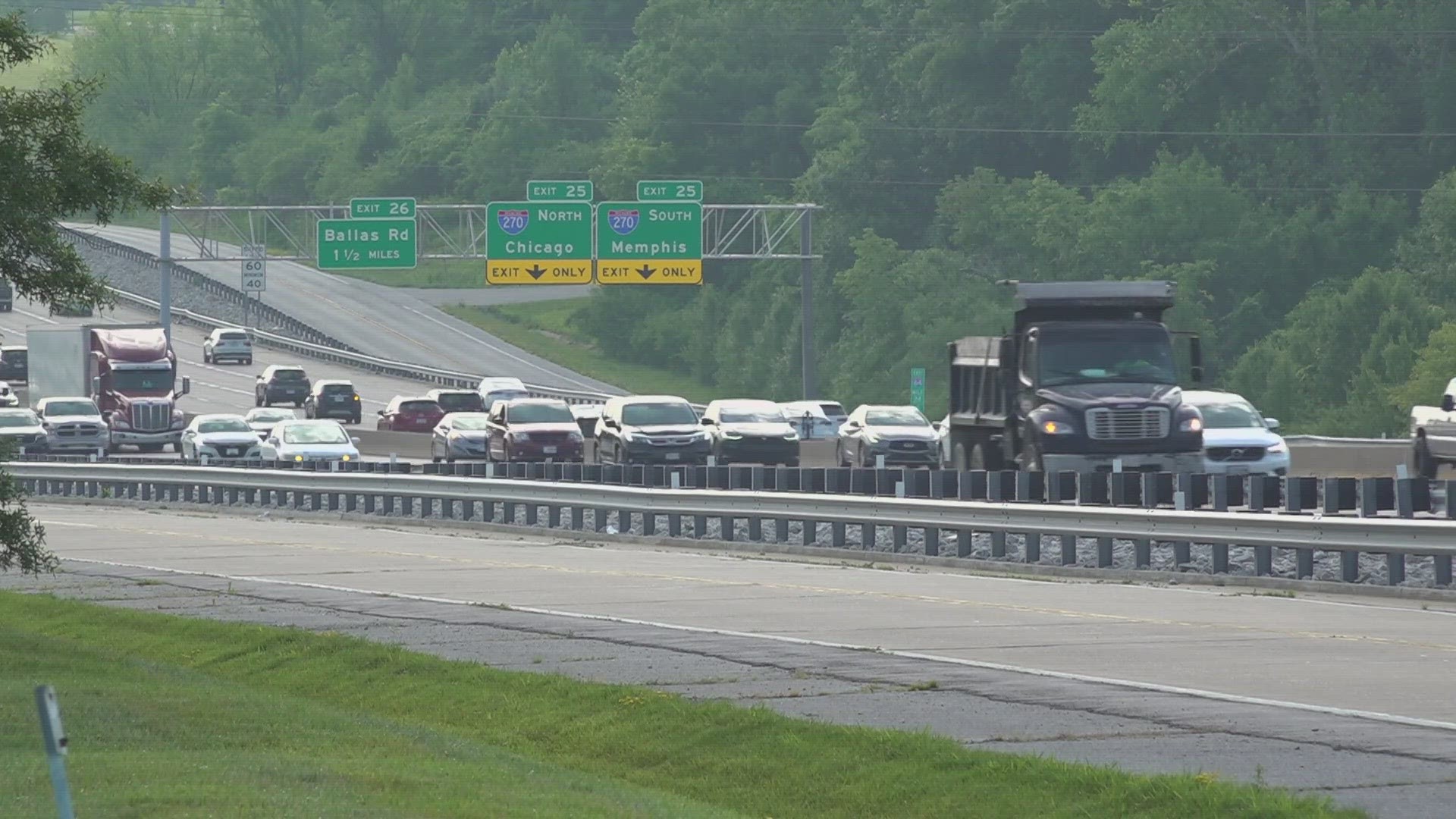 AAA predicts 950,000 travelers on the roads or in the skies for the holiday weekend in Missouri. In Illinois, it predicts 2.9 million travelers.