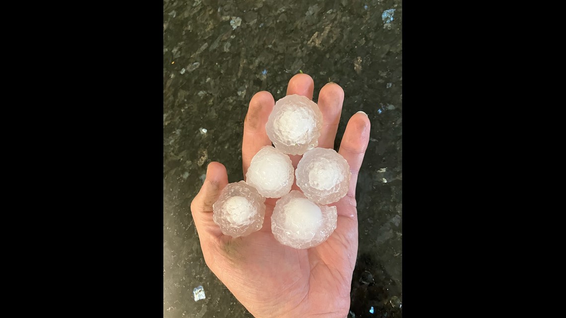 Hail leaves damage in St. Louis area | ksdk.com