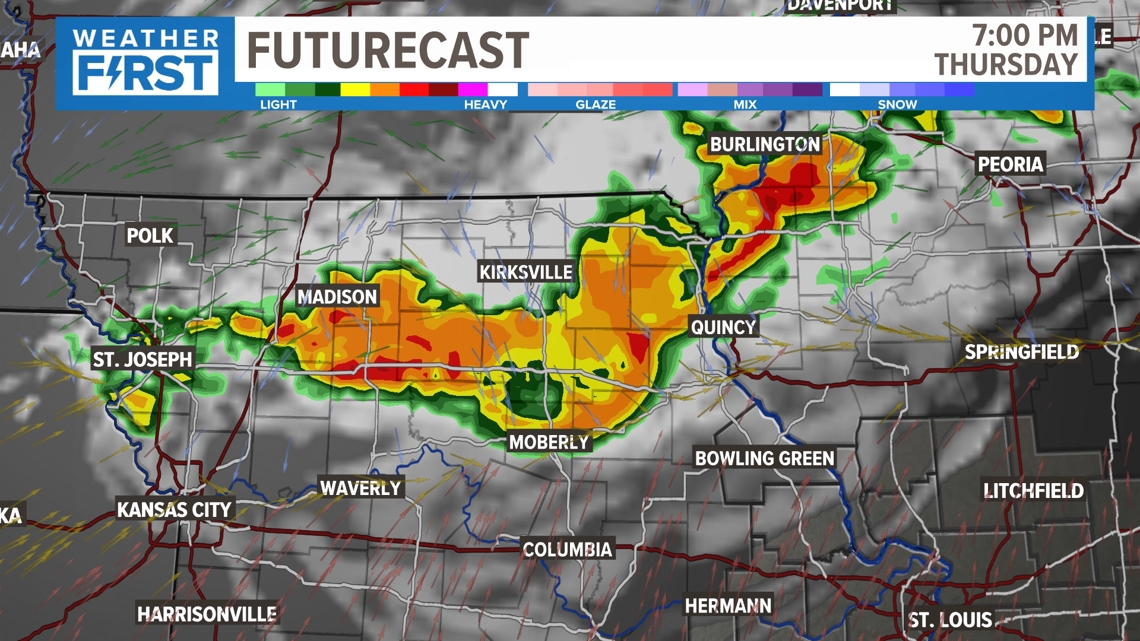 St Louis Strong Storms Possible Thursday Night