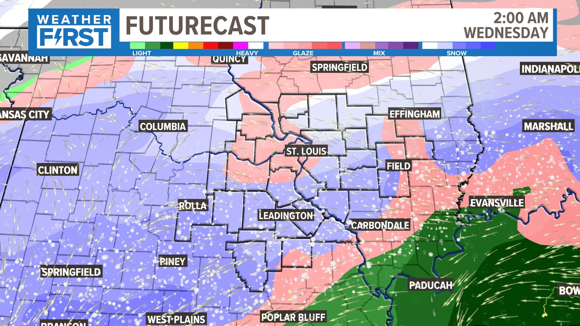 Weather outlook Winter gradually returns to St. Louis area