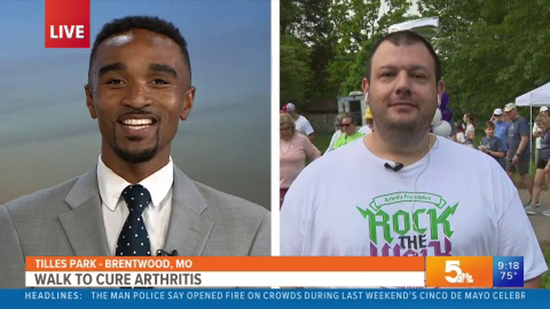 Many gathered Saturday at Tilles Park to walk and raise money to find a cure for arthritis. Nearly $32,000 was raised at this year's event.
