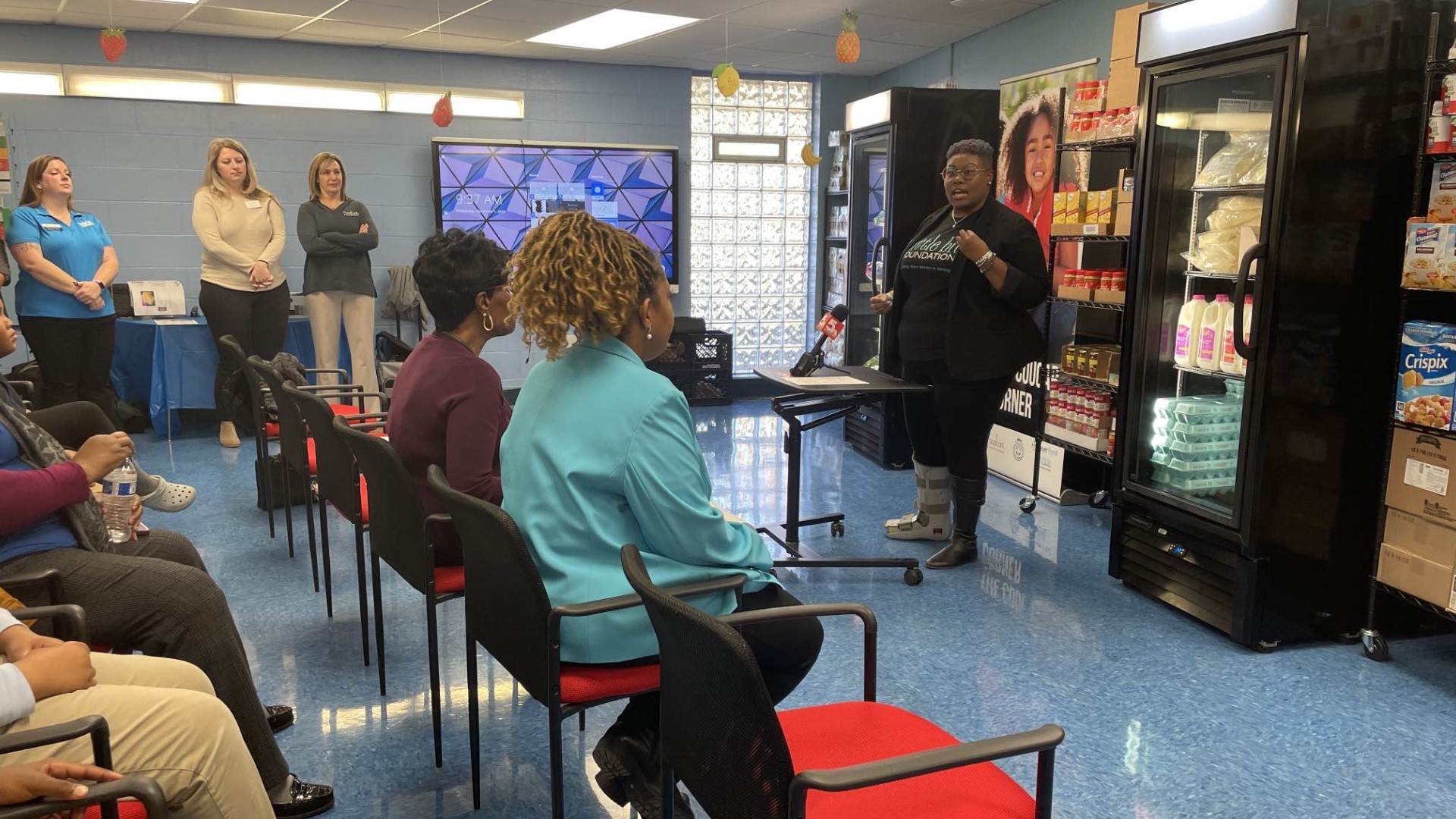 Koch Elementary is the 11th in-school market that's opened up in partnership with The Little Bit Foundation and the St. Louis Area Foodbank.