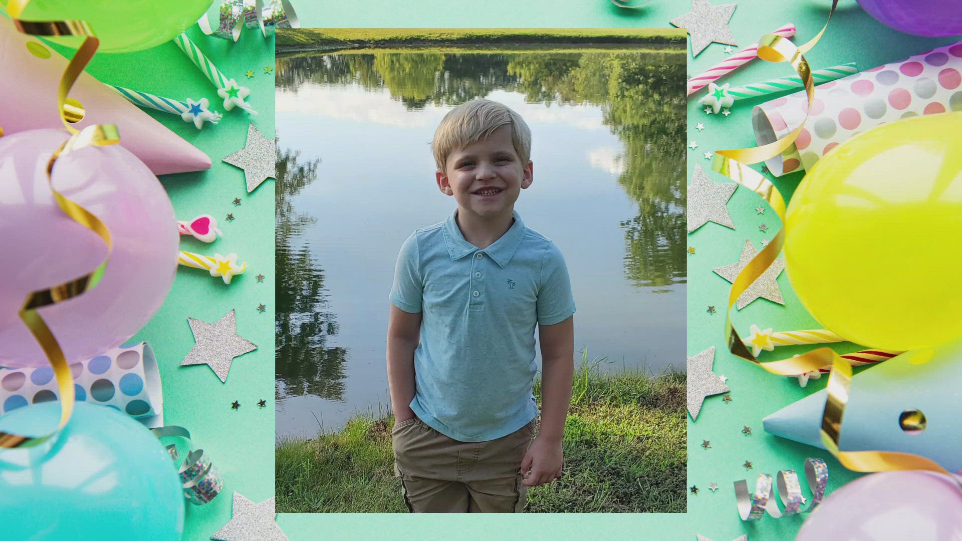 Today in St. Louis is wishing Deacon a happy fifth birthday! He loves fishing, camping and eating s'mores.