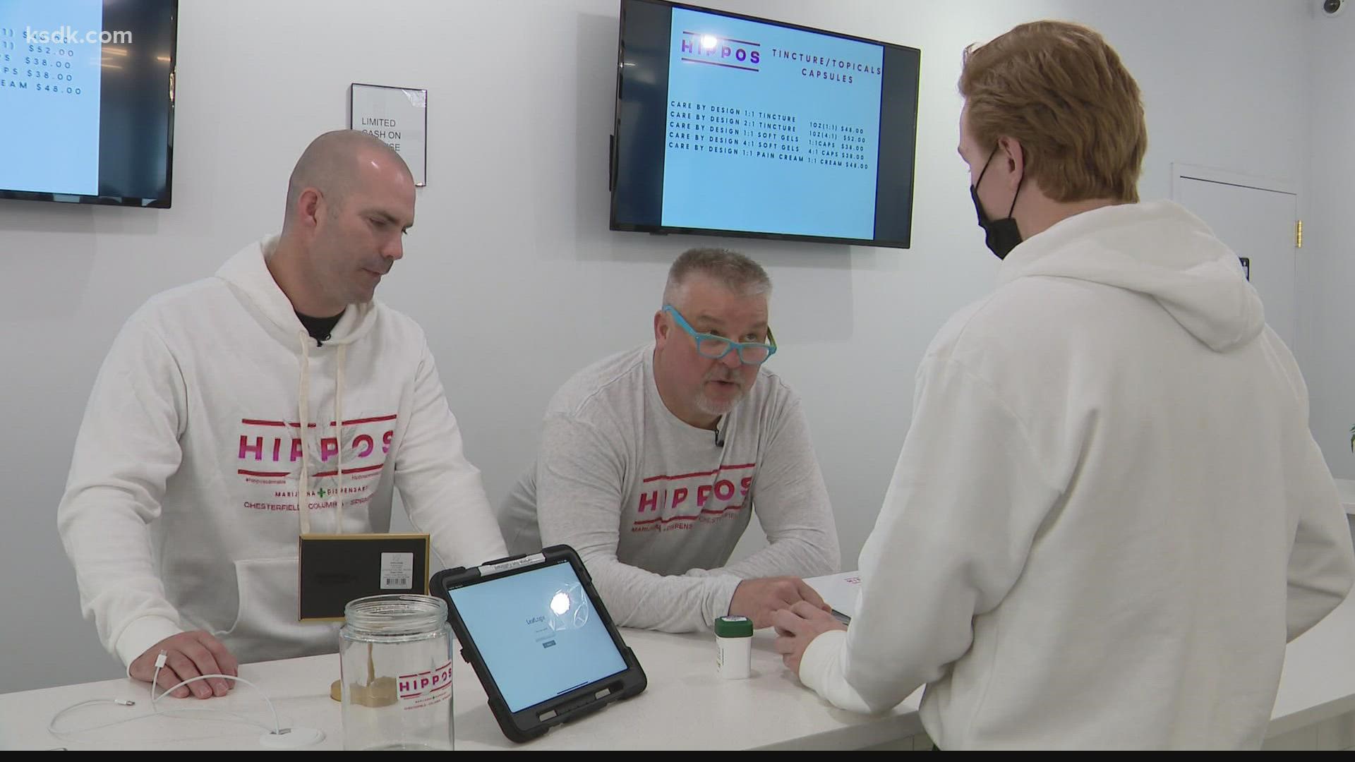 Hull, Chase and Jackman have opened Hippos, a Marijuana dispensary in Chesterfield.